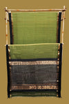 Maheshwari Cotton Silk SareeCheck Pattern with Silk Border & Golden Zari