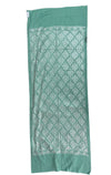 Pashimina Wool Aari work Shawl – Aqua Green