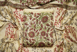 Chanderi Silk Cotton Kalakari Suit – Cream