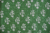 Chanderi Silk Cotton Dabu Print Suit Set – Green