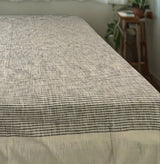 Kachha Suti Pure Cotton Handwoven King Size Bed Cover / Bedsheet