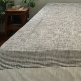 Kachha Suti Pure Cotton Handwoven King Size Bed Cover / Bedsheet
