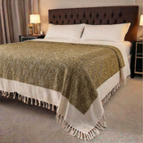 Kachcha Suti Pure Cotton Handwoven King Size Bed Cover