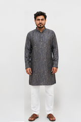 Pure Chanderi Silk Men's Kurta