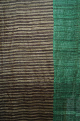 Pure Kosa Silk Saree with Hand Kantha Work