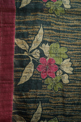 Pure Kosa Silk Saree with Hand Kantha Work