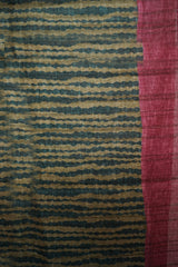 Pure Kosa Silk Saree with Hand Kantha Work