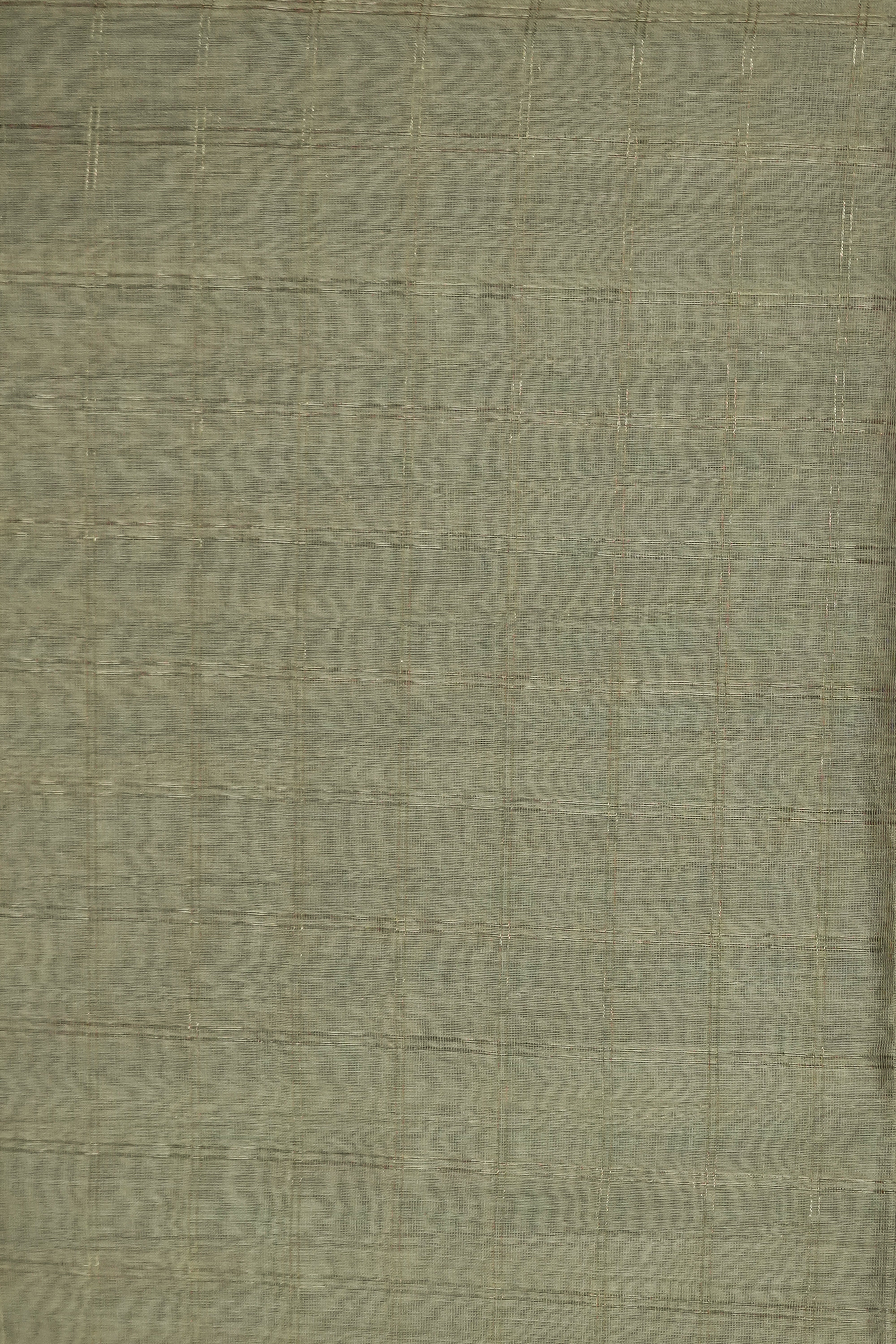 Maheshwari Cotton Silk Saree with Silk Check Border