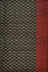 Pure Kosa Silk Saree with Hand Kantha Work