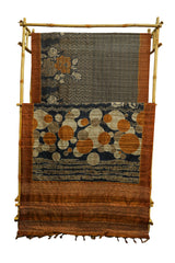 Pure Kosa Silk Saree with Hand Kantha Work