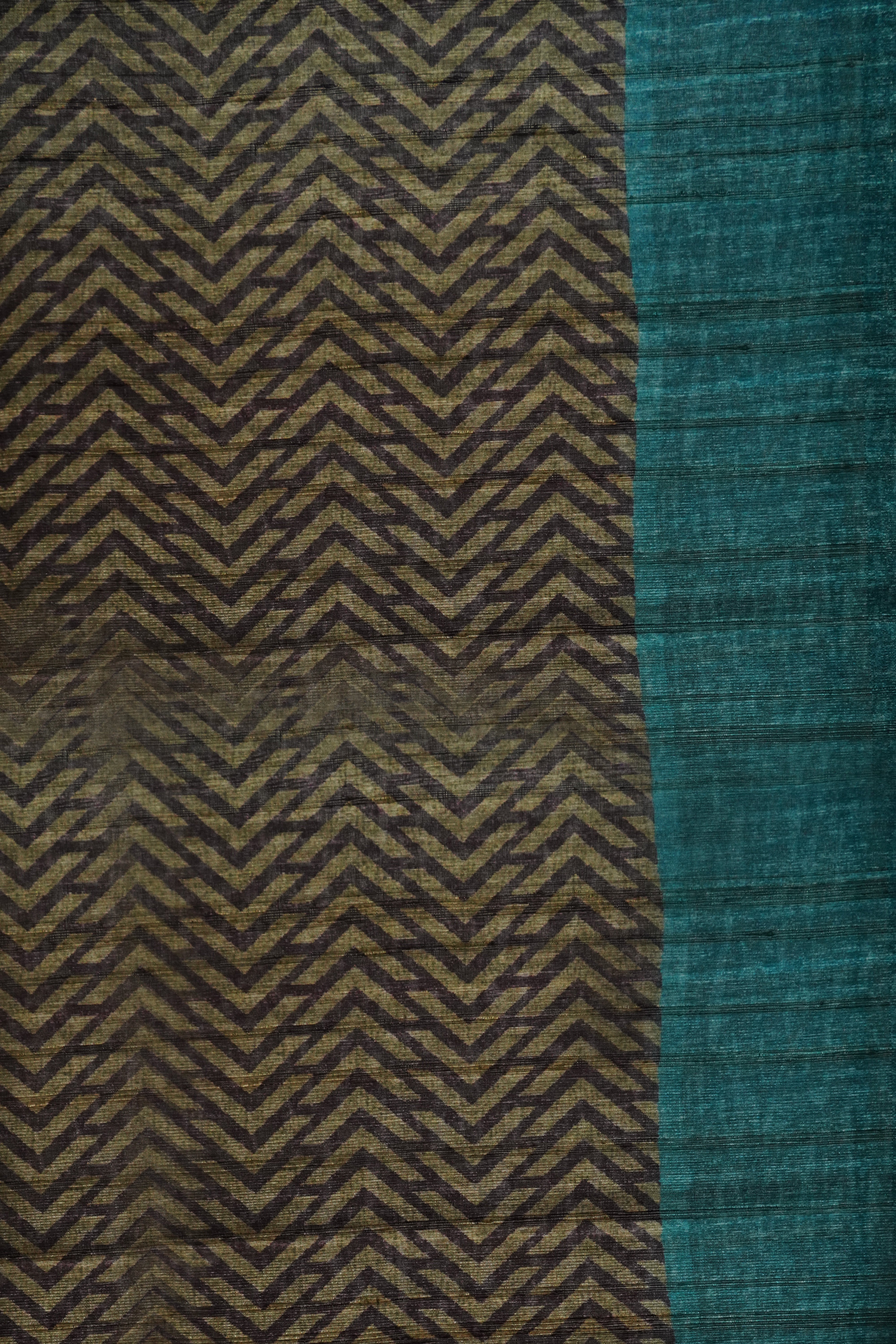 Pure Kosa Silk Saree with Hand Kantha Work