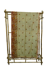 Reversible Pure Silk Kantha Work Dupatta