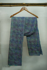 Reversible Pure Silk Kantha Work Dupatta