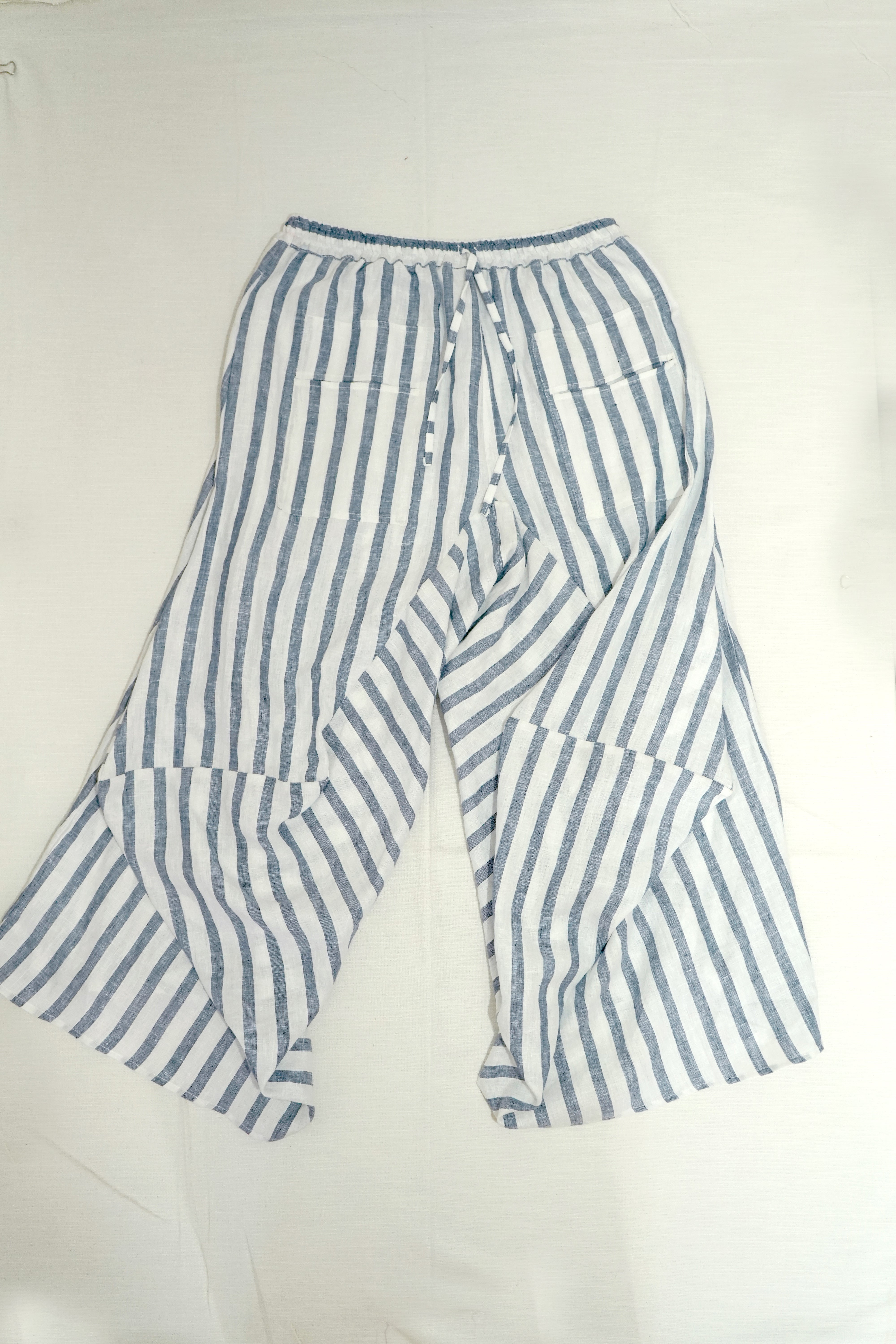 Seersucker Cotton Tuscany Trouser
