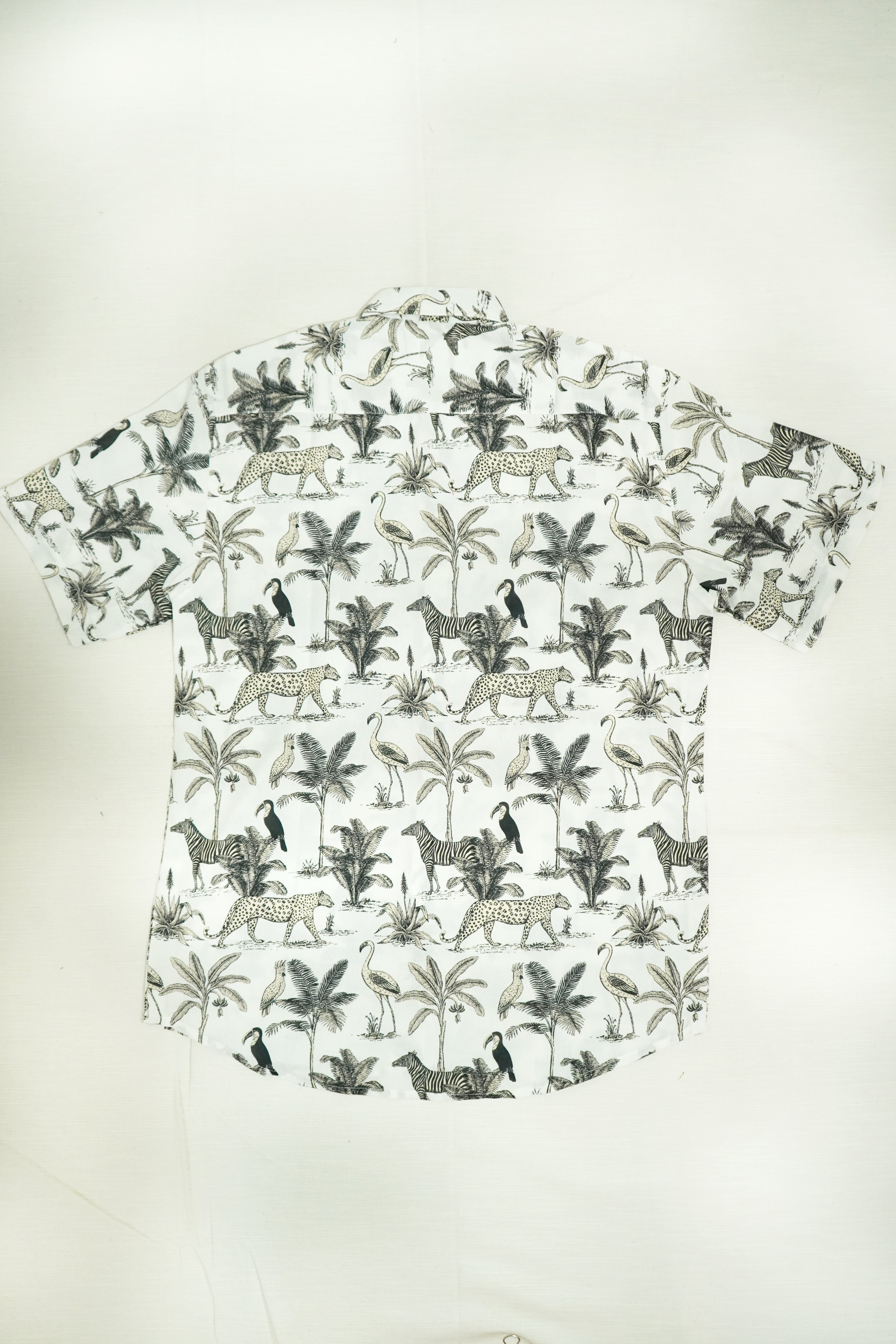 Mix Cotton Jungle Printed Men’s Shirt
