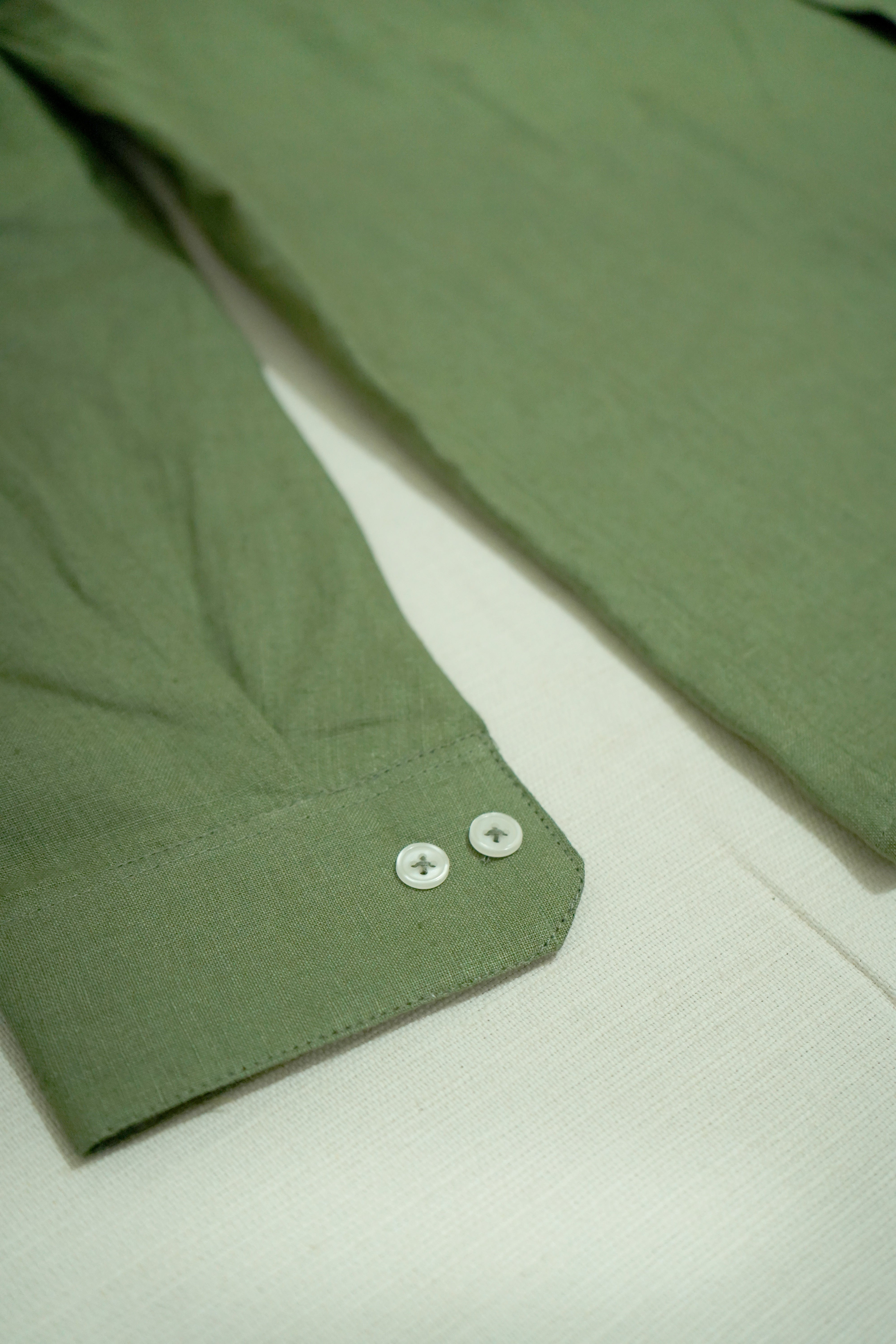 Men's Pure Linen Full Sleeve Regular Fit Shirt