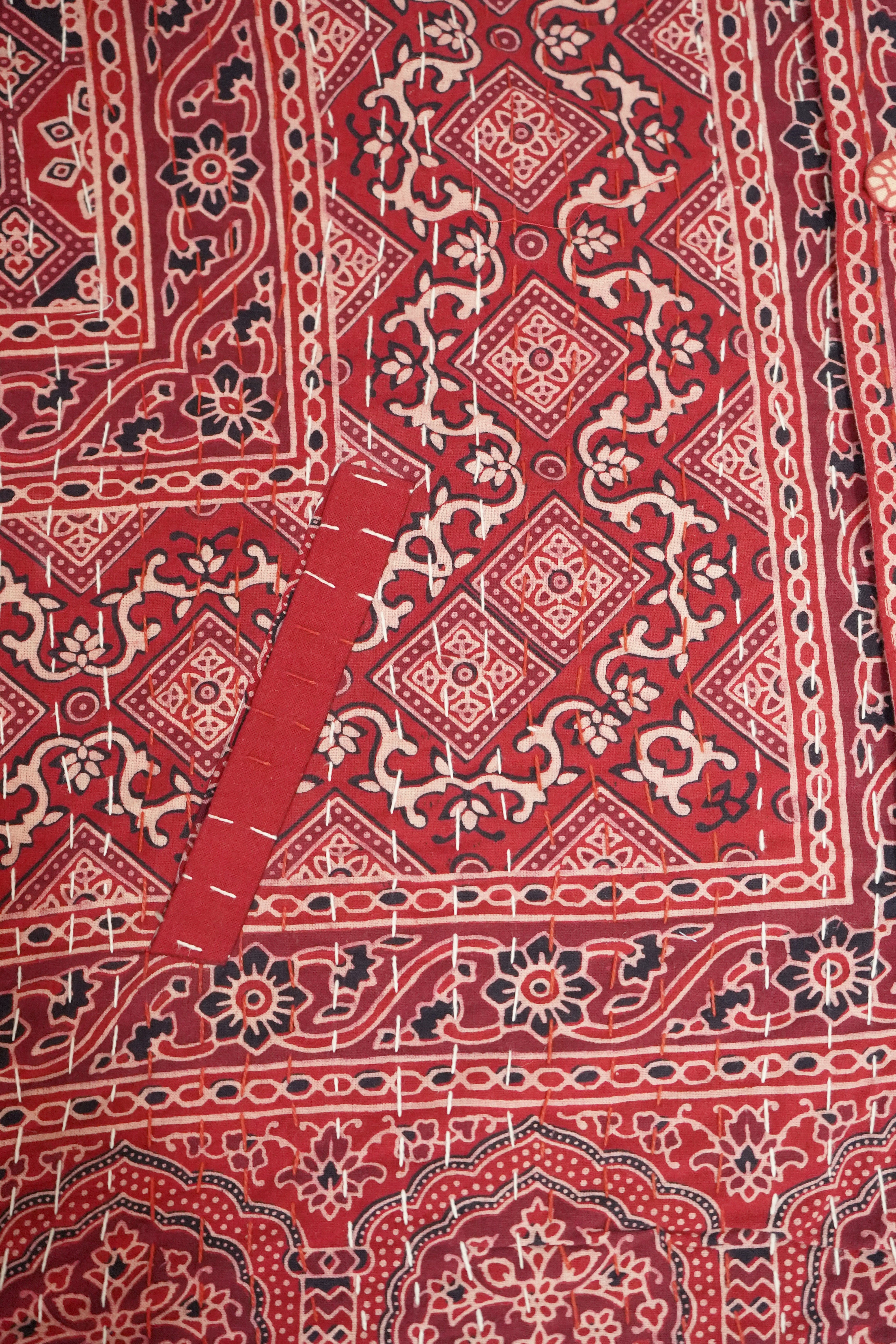 Ajrakh Kantha Jacket
