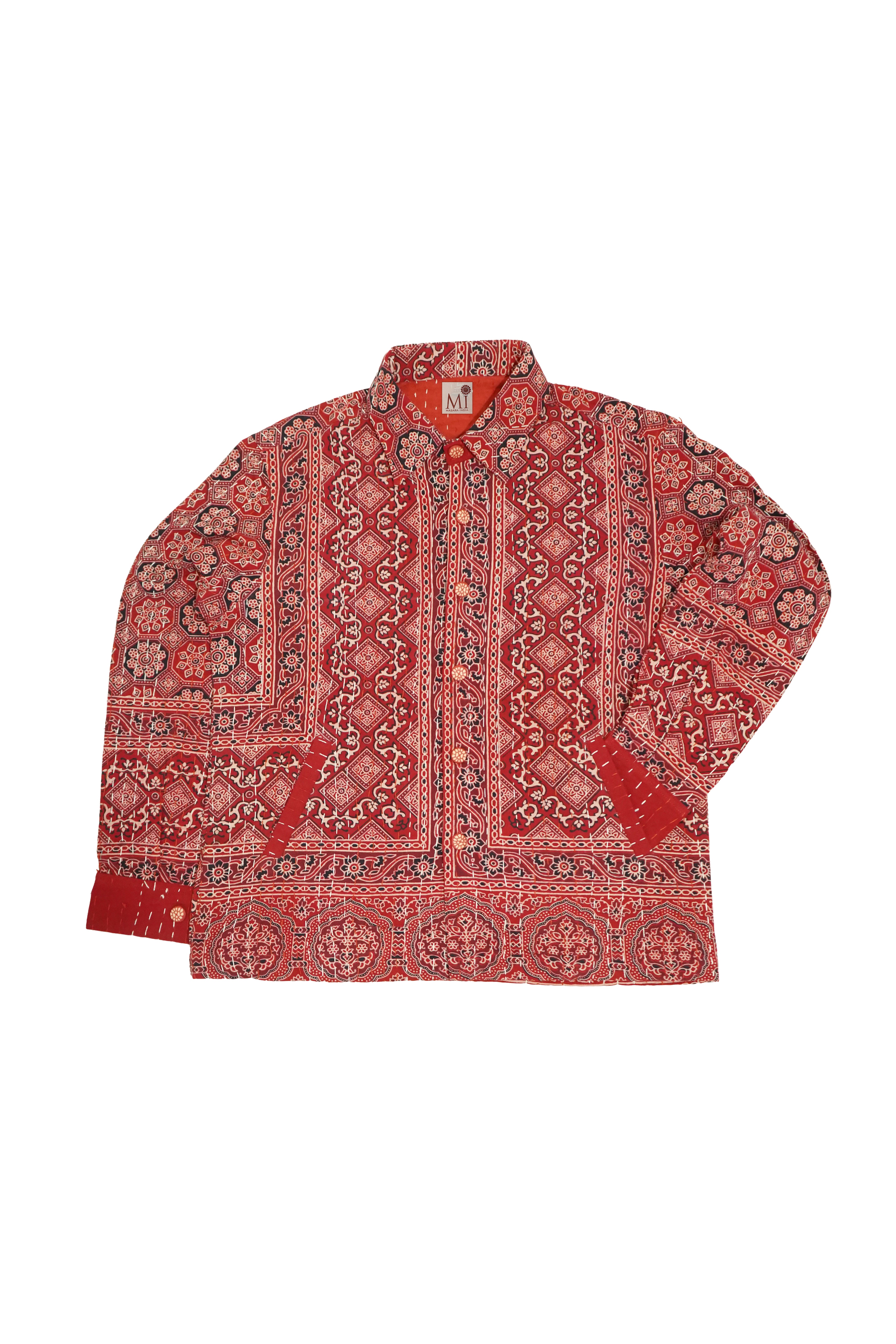 Ajrakh Kantha Jacket