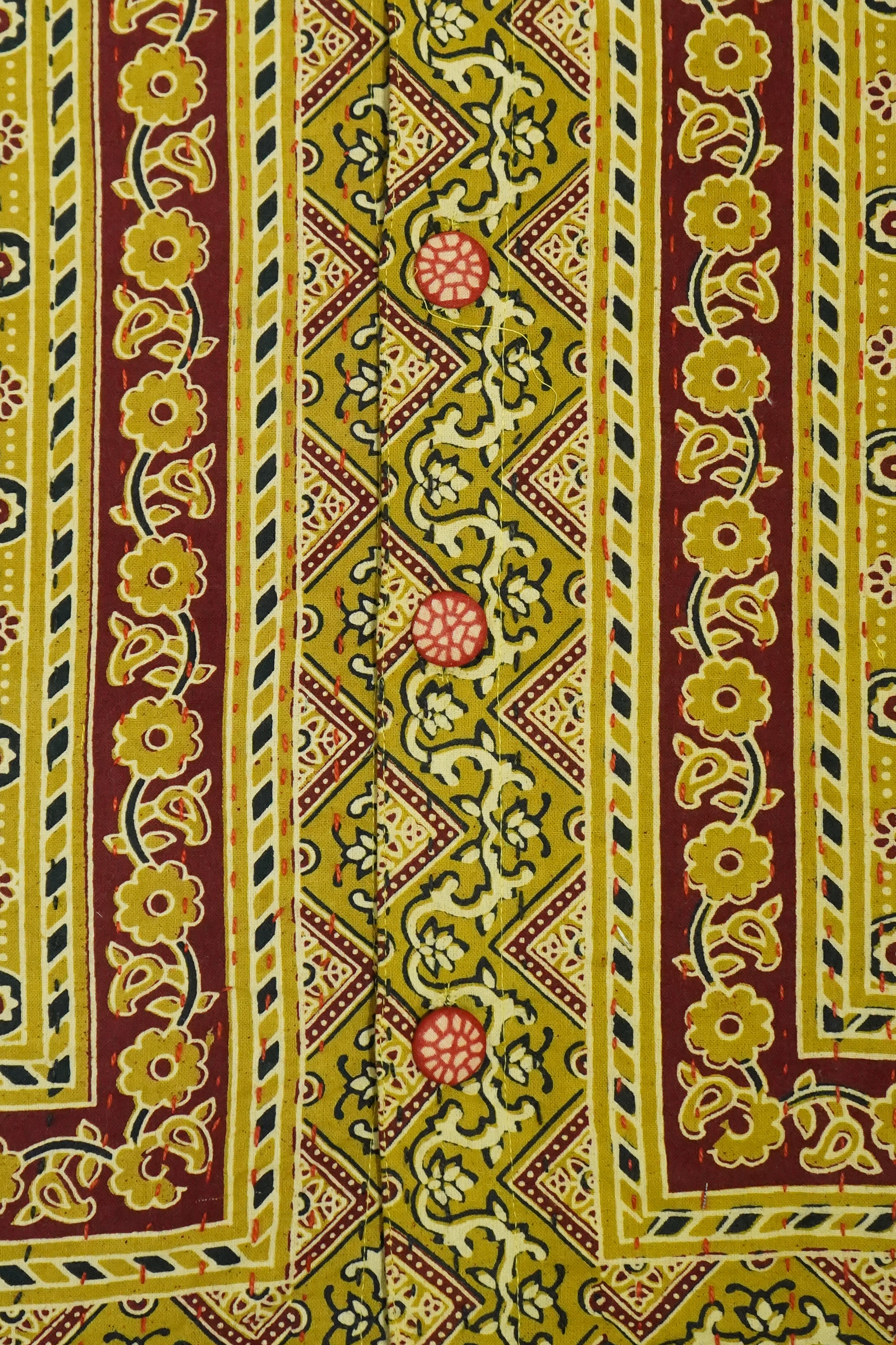 Ajrakh Kantha Jacket