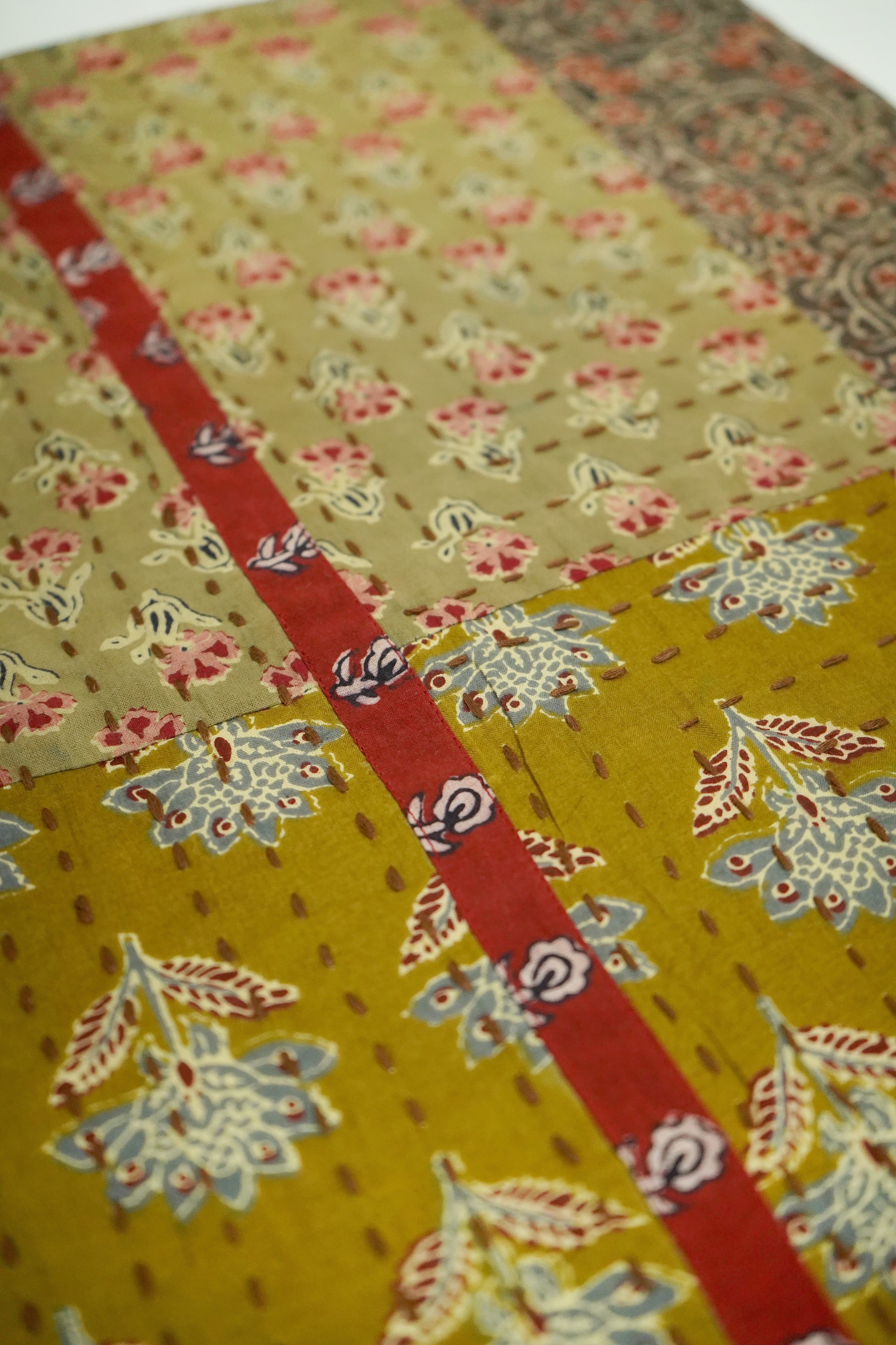 Handcrafted Kantha Work Dining Table Mats – Set of 2
