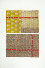 Handcrafted Kantha Work Dining Table Mats – Set of 2