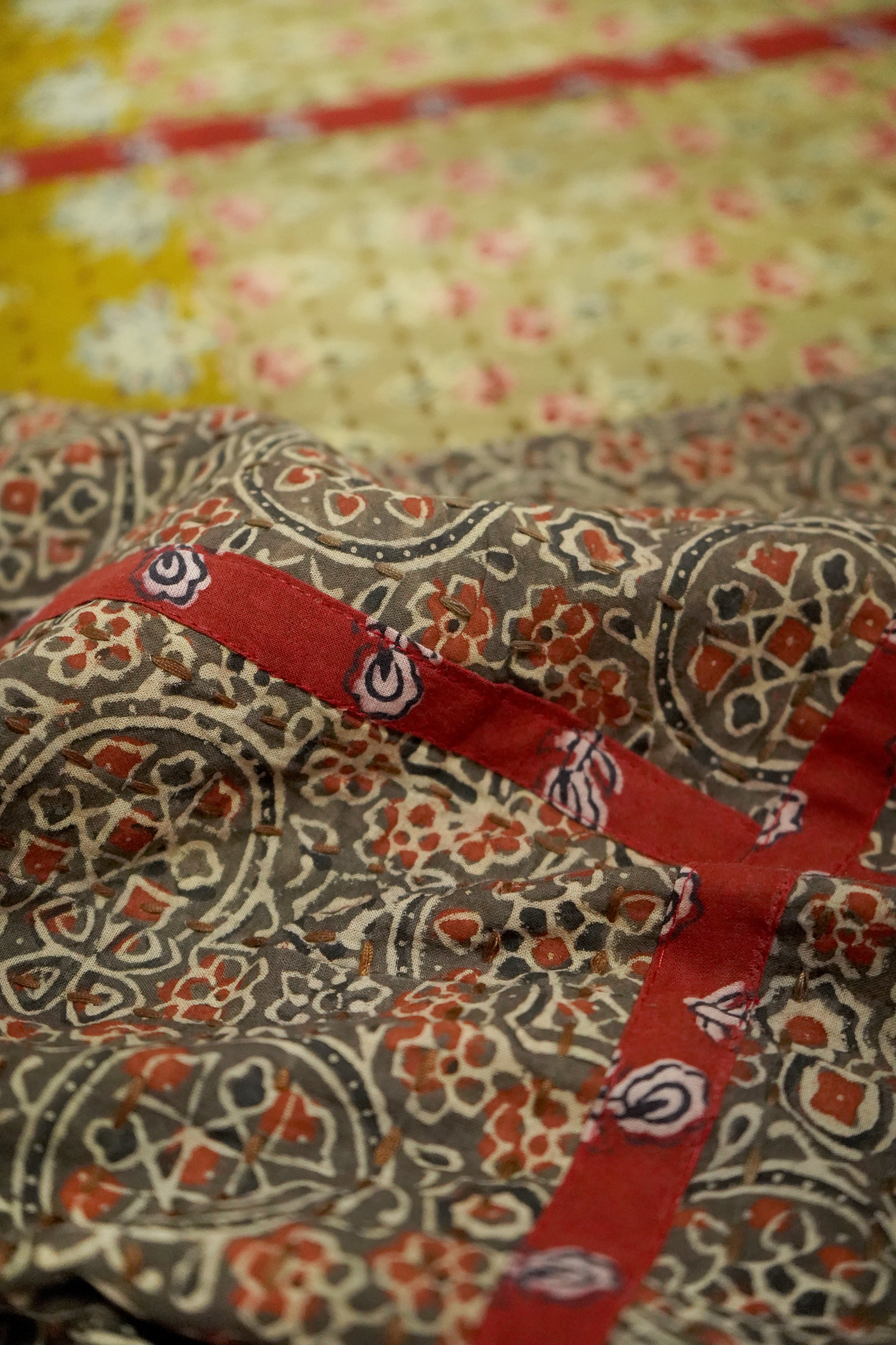 Handcrafted Kantha Work Dining Table Mats – Set of 2
