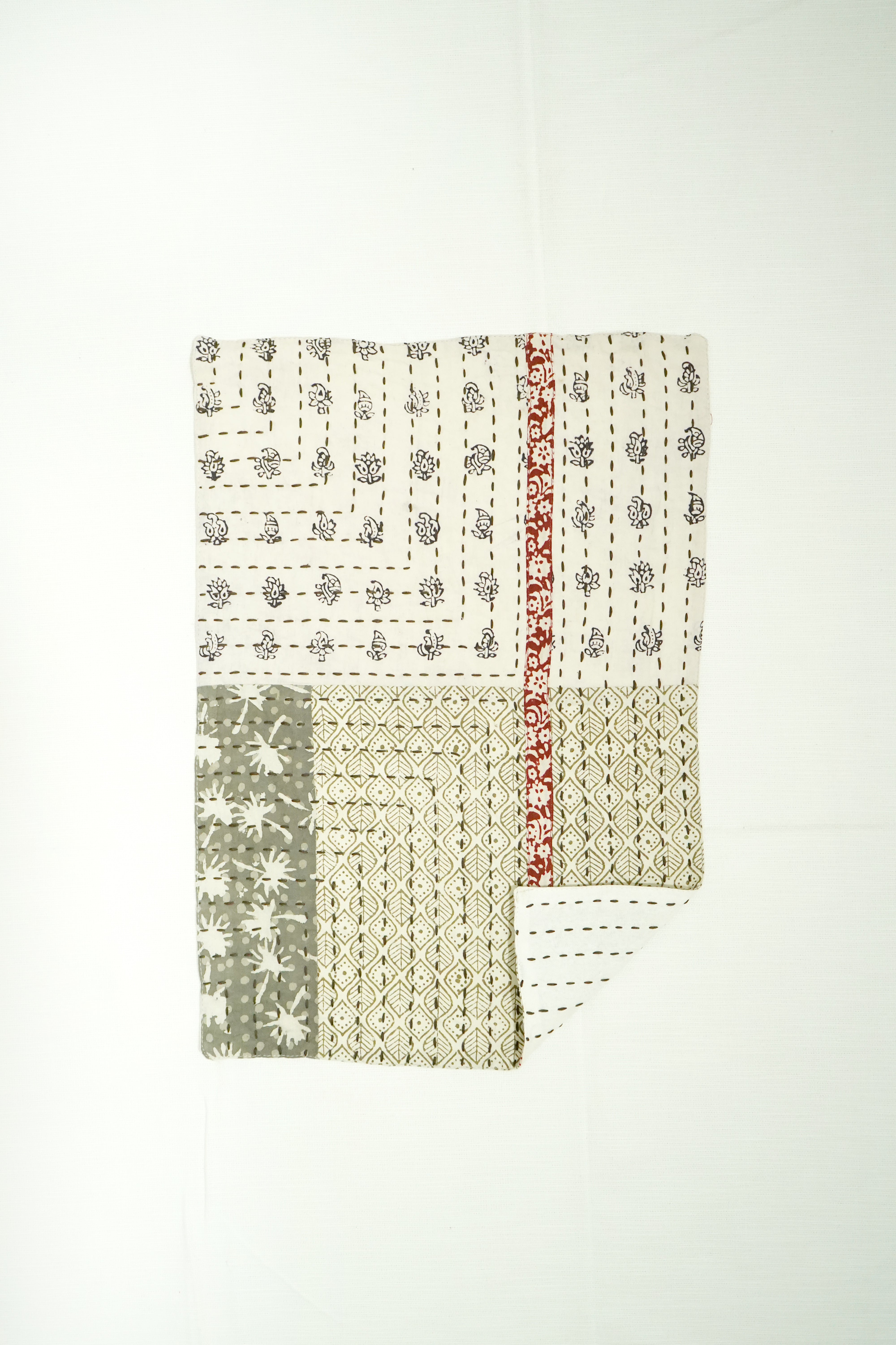 Handcrafted Kantha Work Dining Table Placemats – Set of 2