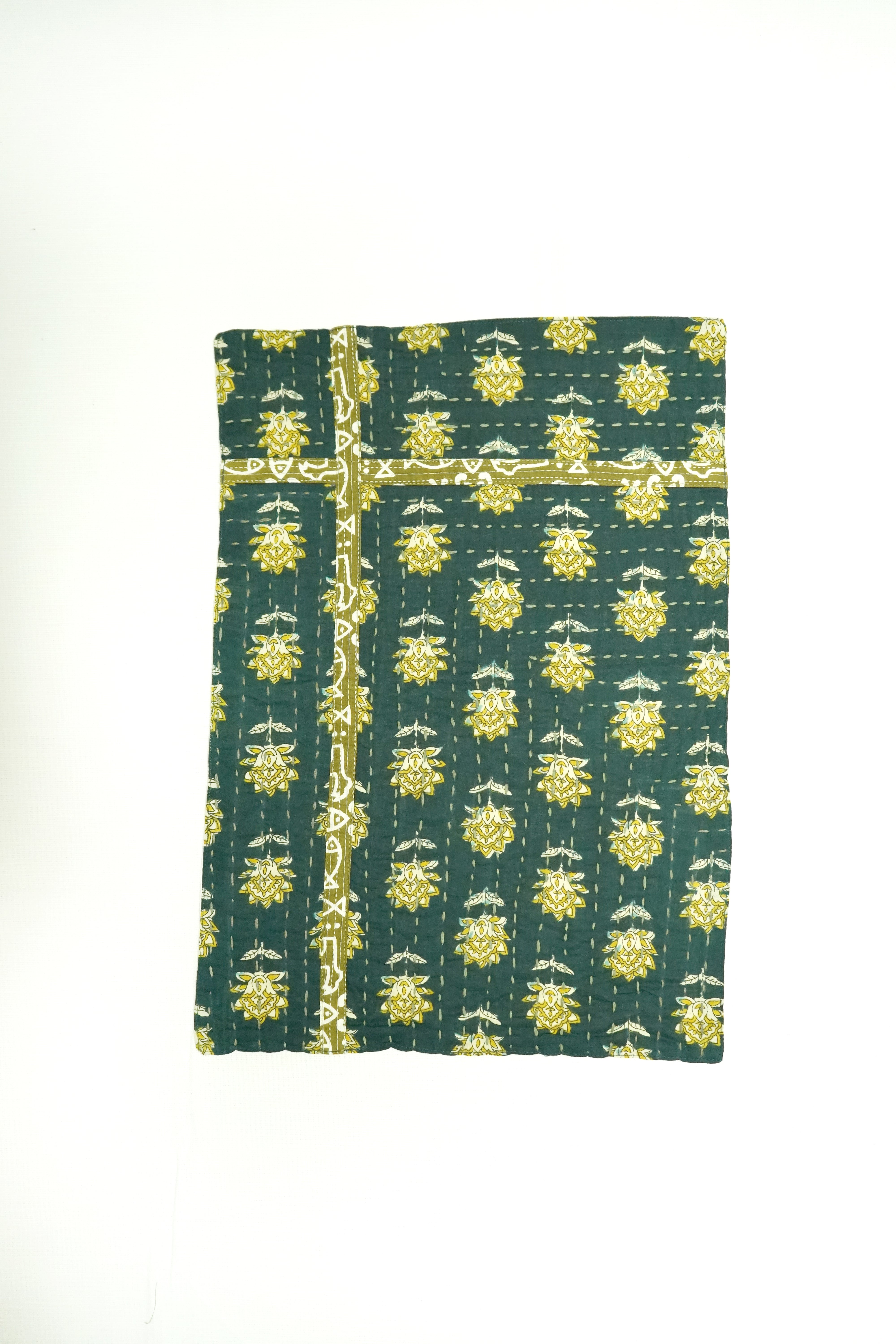 Handcrafted Kantha Work Dining Table Placemats – Set of 2