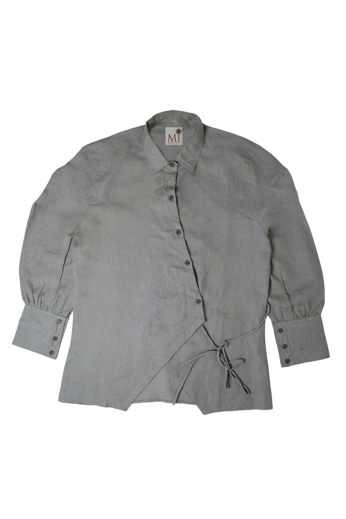 Women’s Pure Linen Dusty Pink Shirt – Elegant Casual Summer Wear