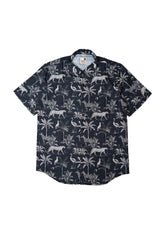 Mix Cotton Jungle Printed Men’s Shirt