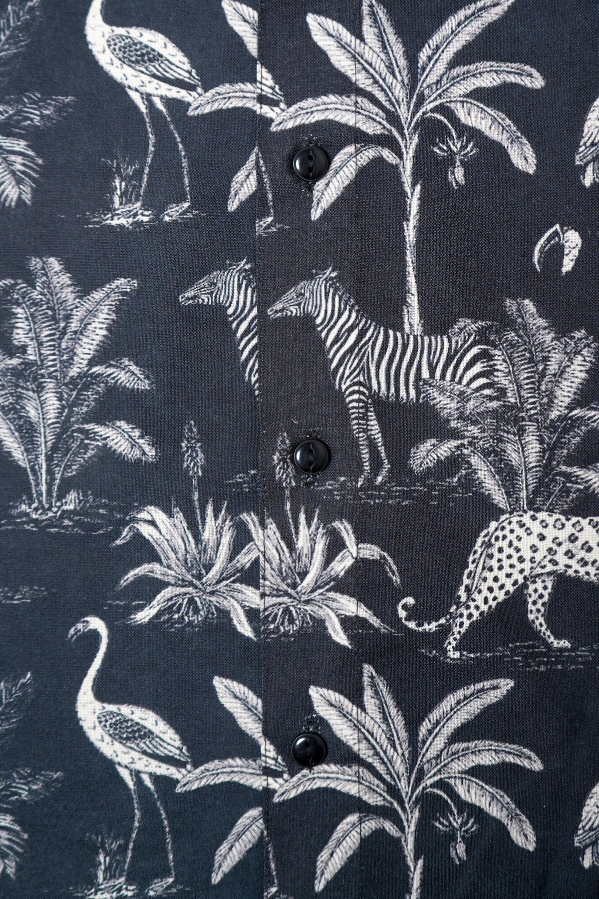 Mix Cotton Jungle Printed Men’s Shirt