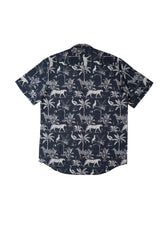 Mix Cotton Jungle Printed Men’s Shirt