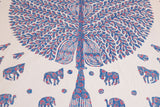 Cotton Appliqué Tree of Life Double Bedsheet