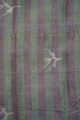 Reversible Handcrafted Silk Kantha Dupatta