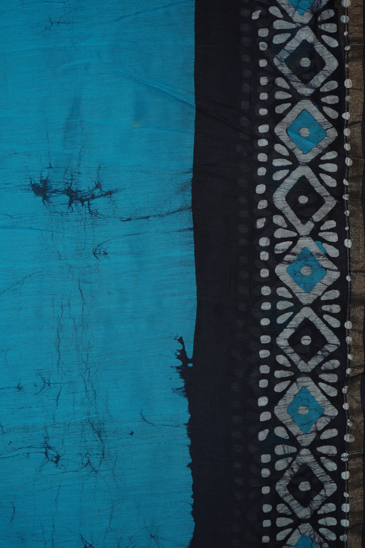 Chanderi Silk Cotton Printed Saree with Blouse Piece