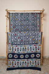 Chanderi Silk Cotton Printed Saree with Blouse Piece