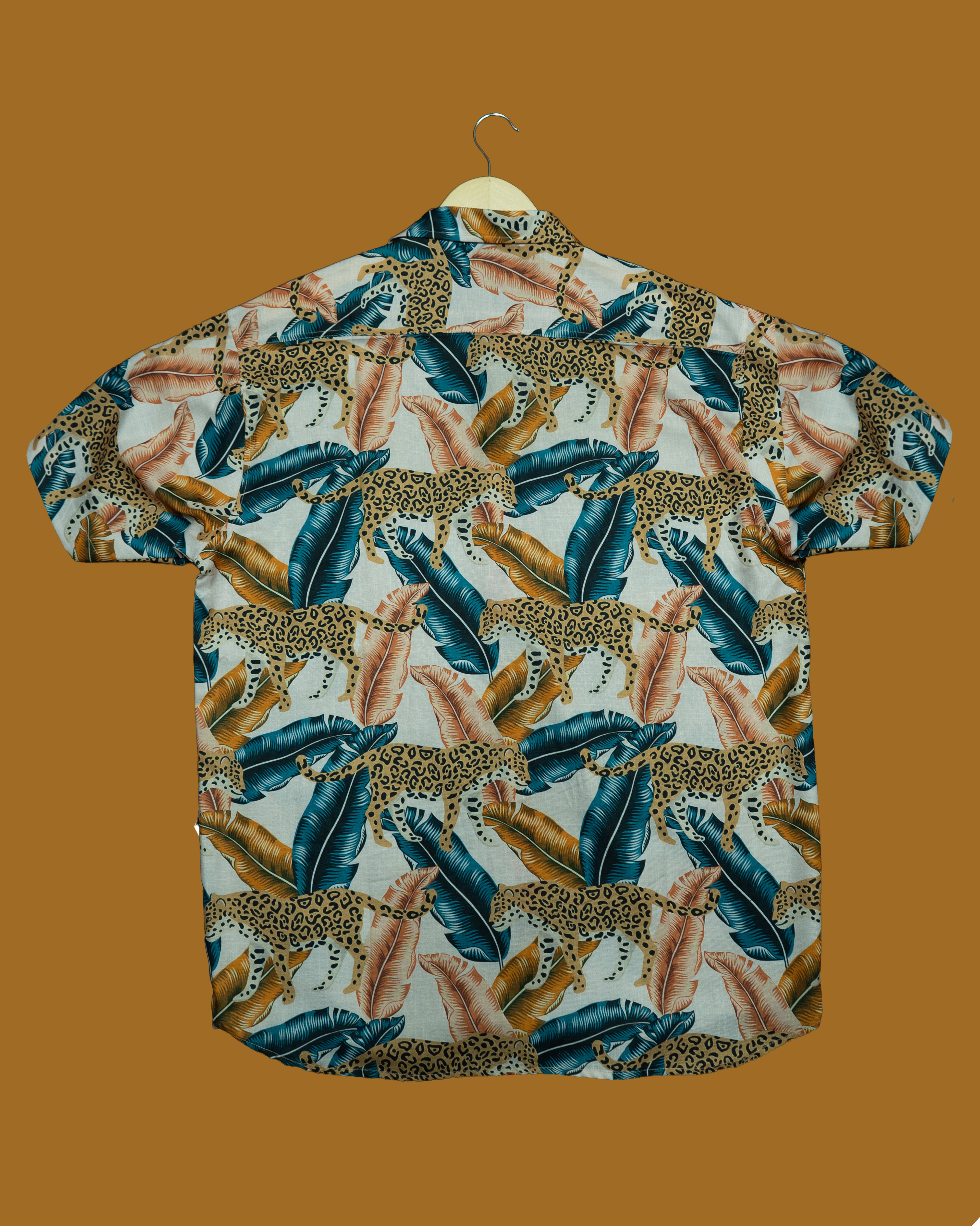 Men's Mix Cotton Printed Shirt