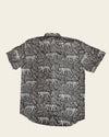 Men’s Mix Cotton TigerTropical Print Casual Shirt