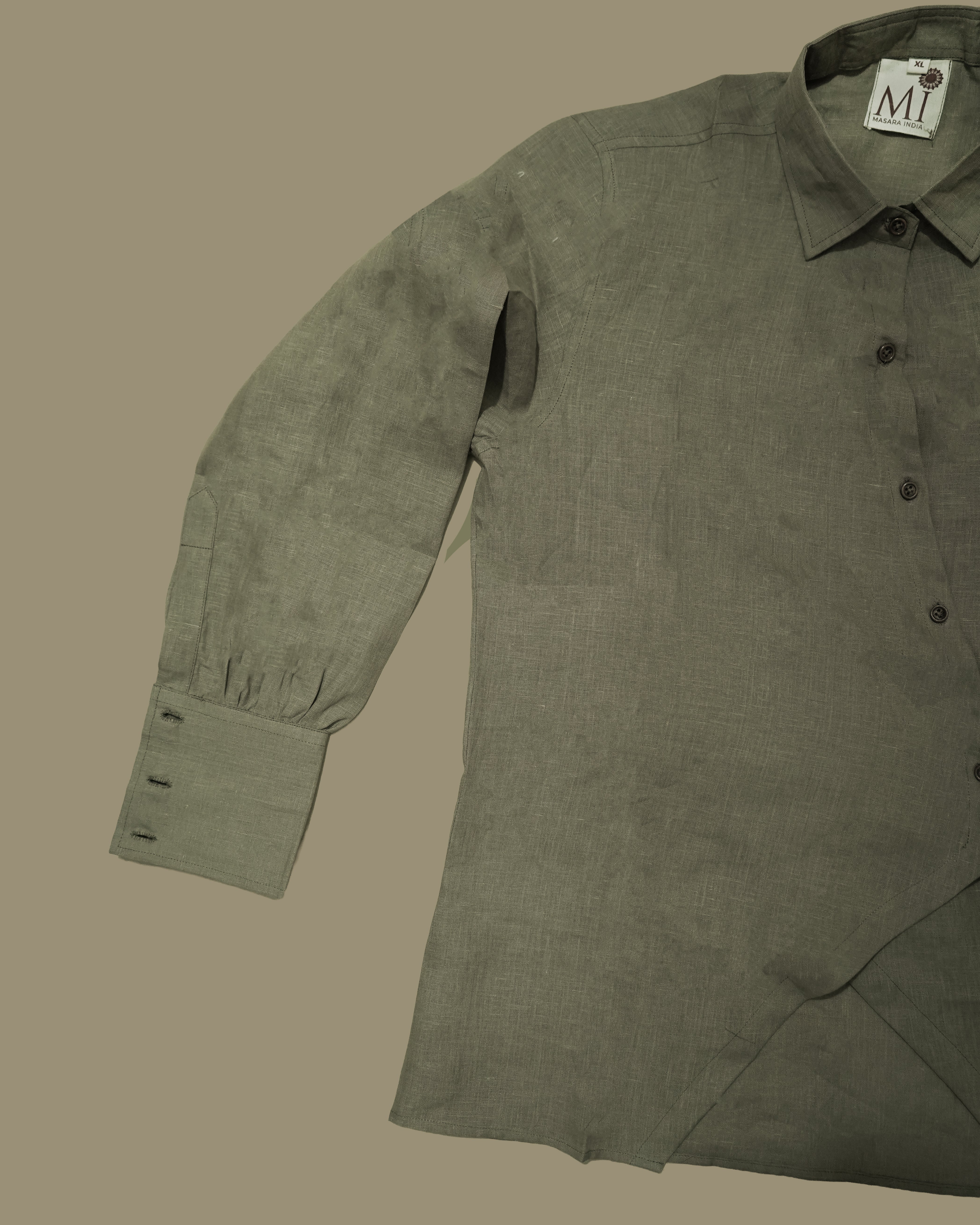 Women’s Pure Linen Dusty Pink Shirt – Elegant Casual Summer Wear