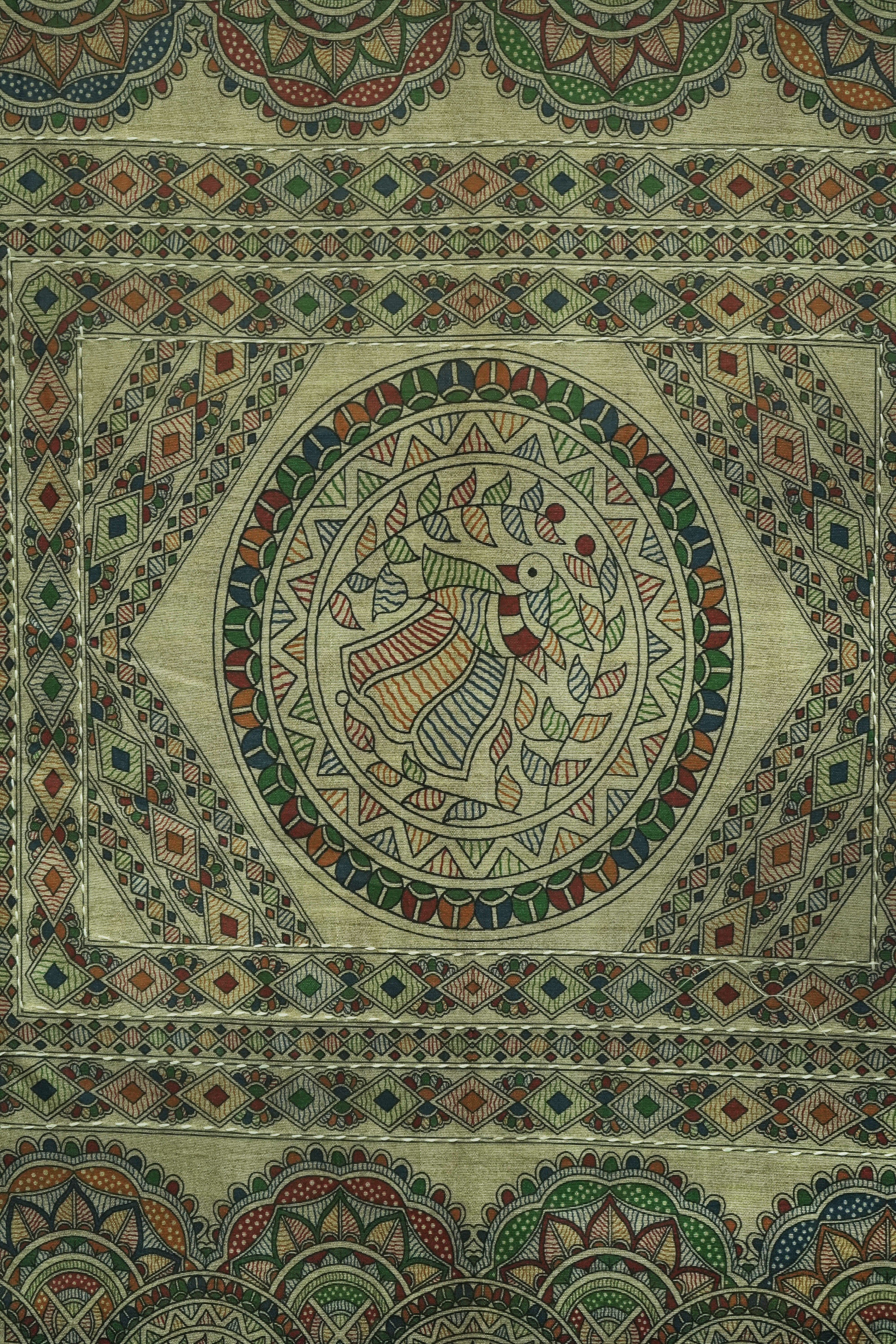 Gond Art Bamboo Silk Saree