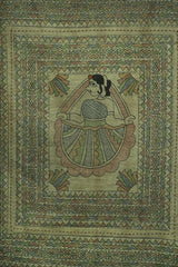 Gond Art Bamboo Silk Saree