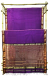 Maheshwari Cotton Silk Saree with Eye Border