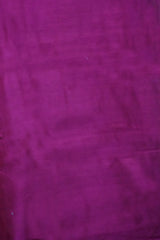 Elegant Rani Pink & Black Tribal Print Chanderi Cotton Silk Saree with Blouse Piece