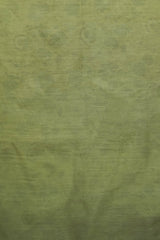 Elegant Beige & Olive Green Chanderi Cotton Silk Saree with Kalamkari Print