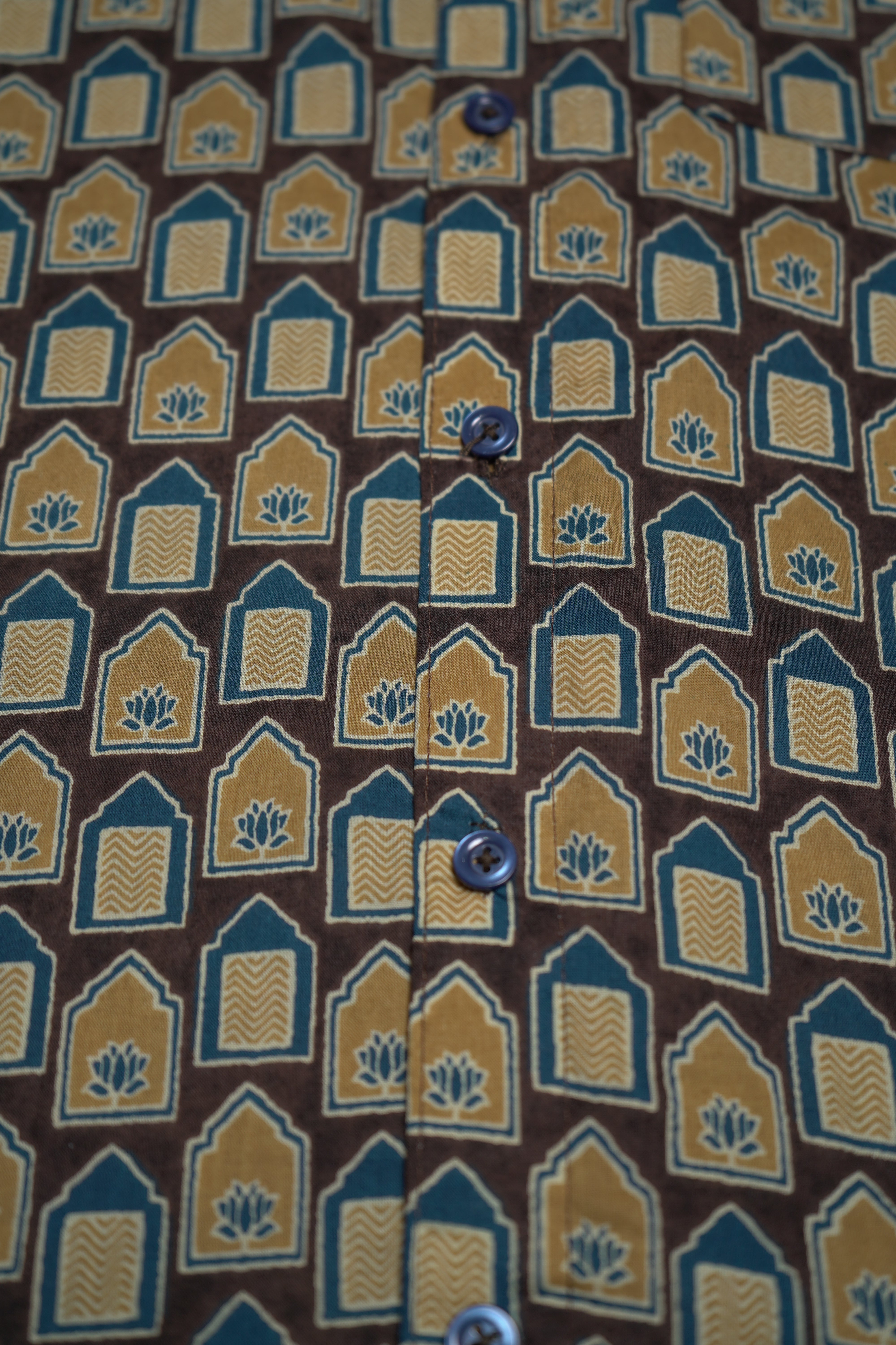 Mix Cotton Printed Men’s Shirt