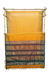 Maheshwari Cotton Silk Saree with Small Check Border