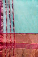Maheshwari Cotton Silk Saree with Scot Border