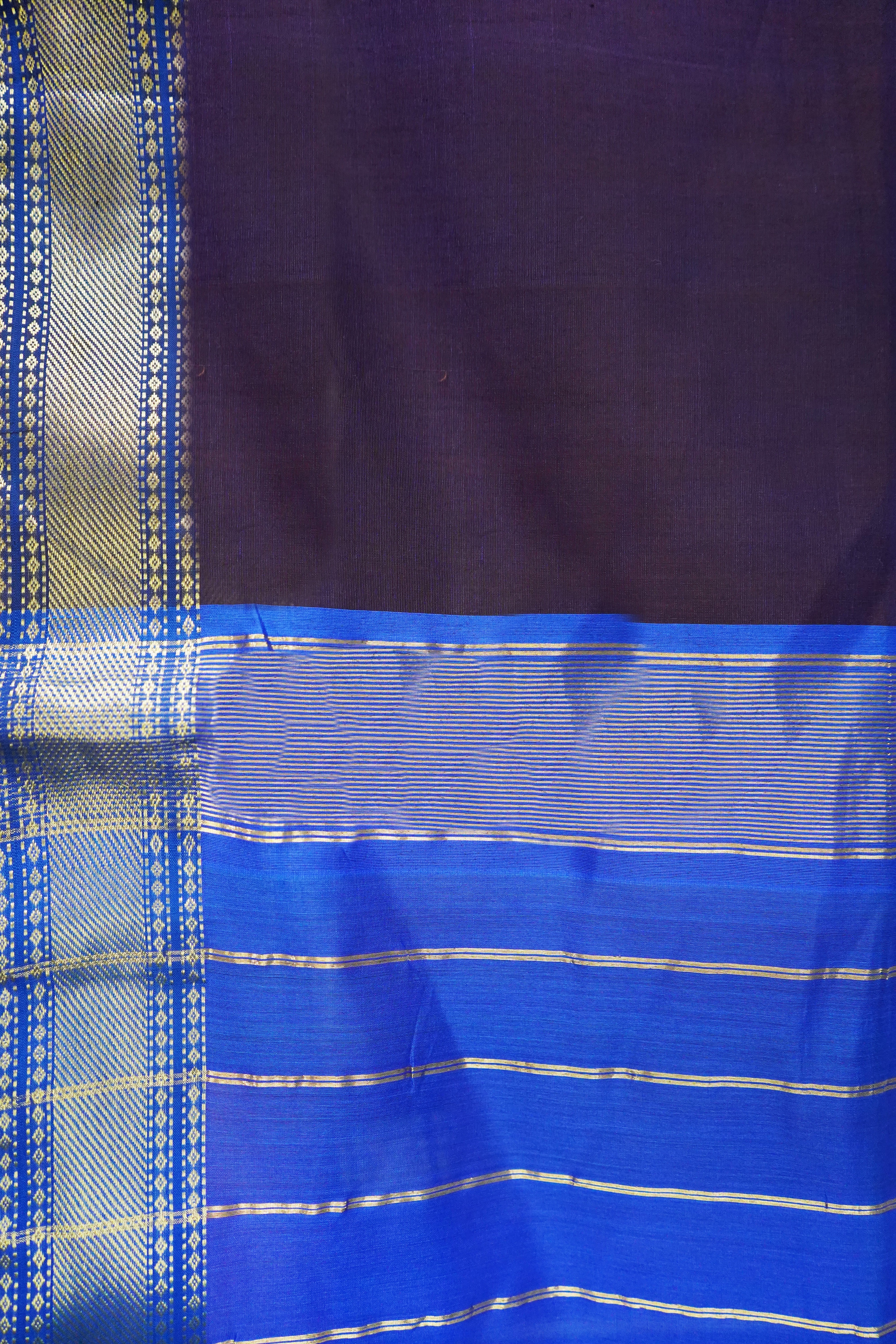 Maheshwari Cotton Silk Saree with Eye Border