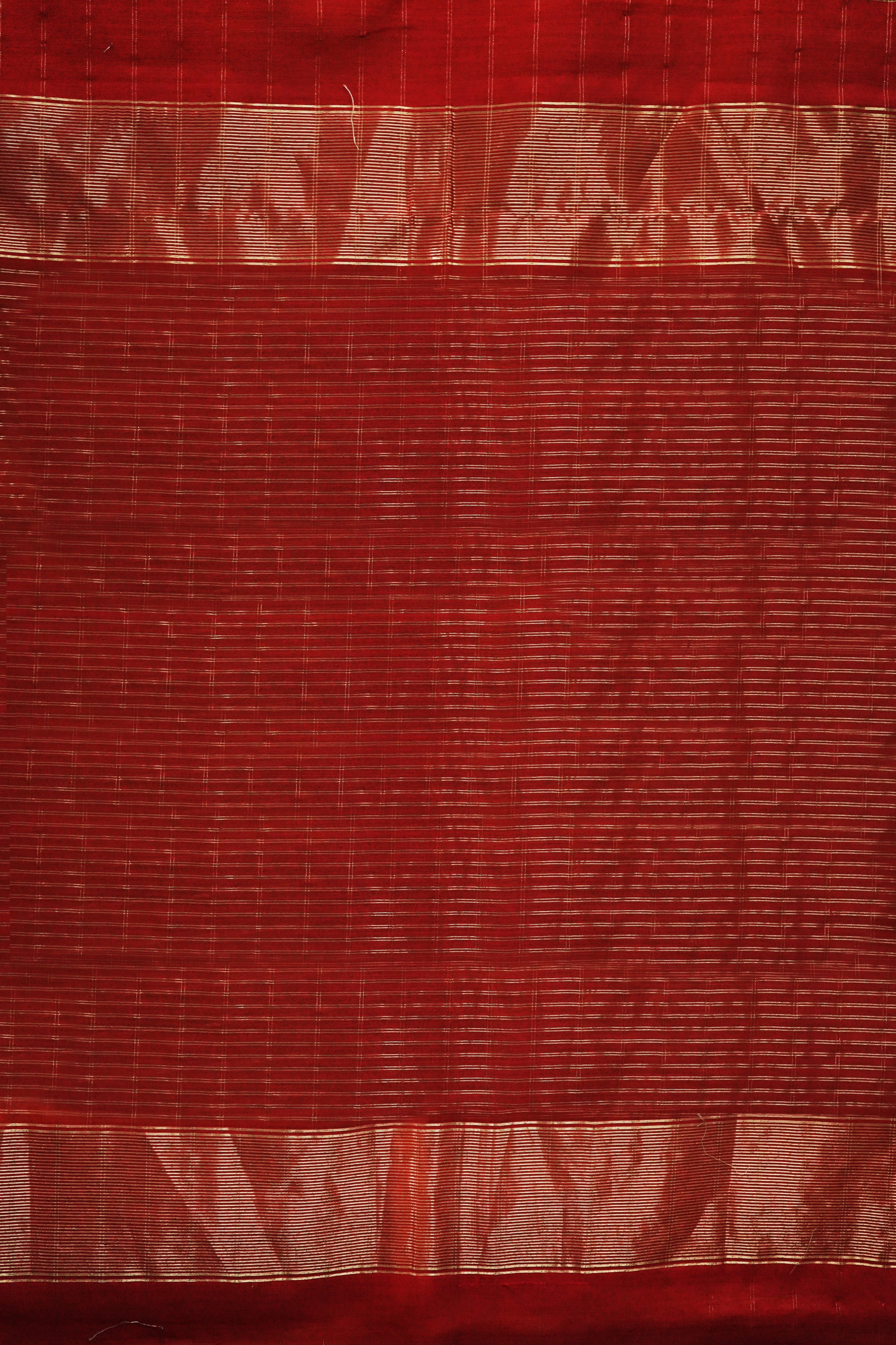 Elegant Dark Olive Green Maheshwari Cotton Silk Check Border Saree