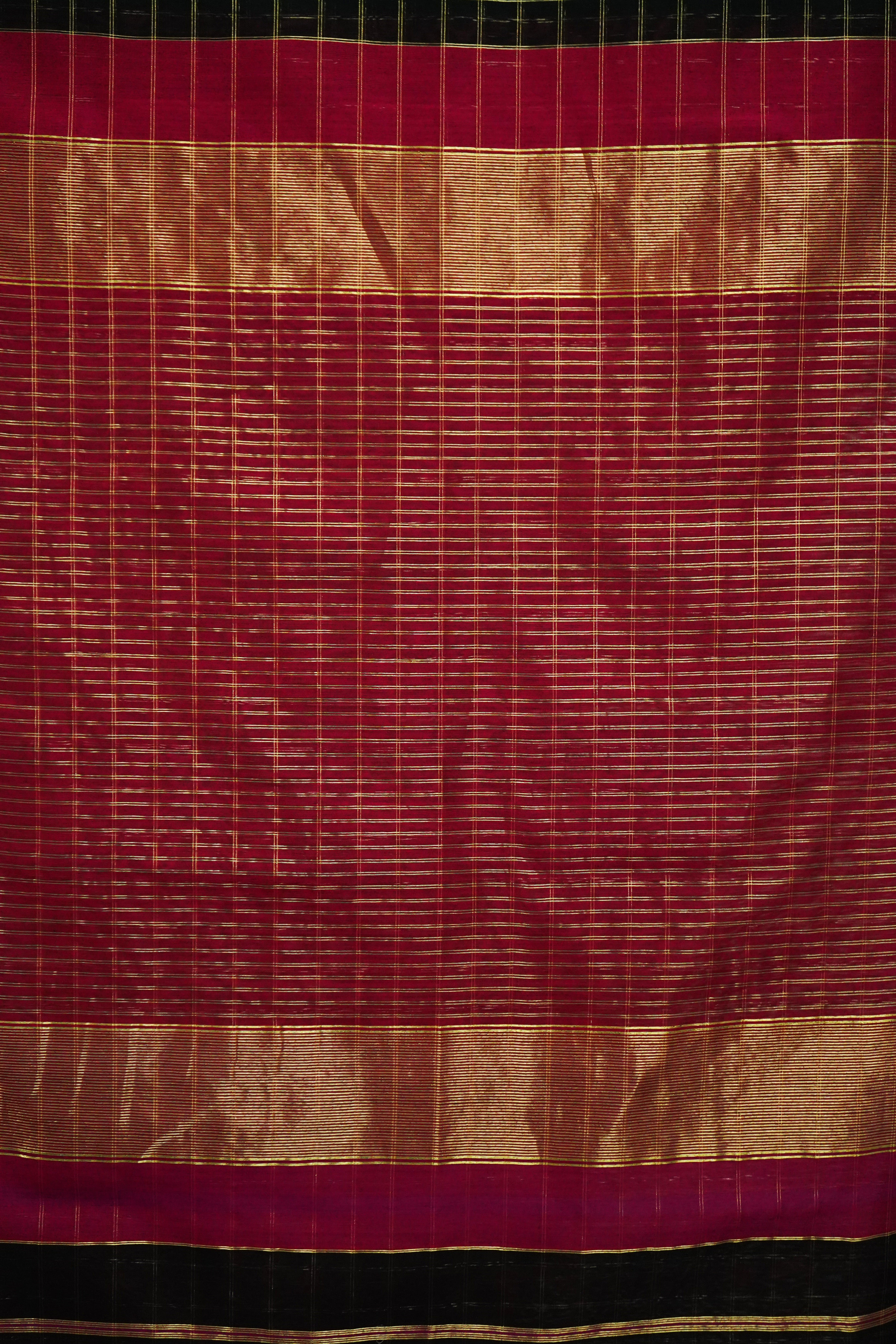 Maheshwari Cotton Silk Silk Border Check Saree